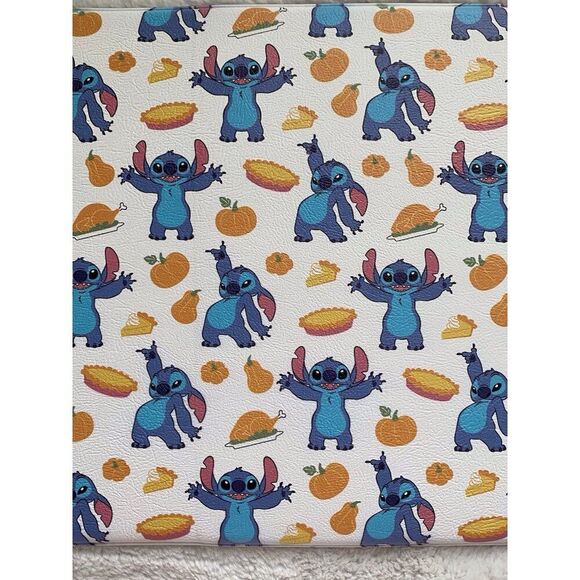 Disney Stitch Anti Fatigue Kitchen Mat 18 X 30” Pumpkin Pie Autumn Fall NEW - Picture 5 of 11